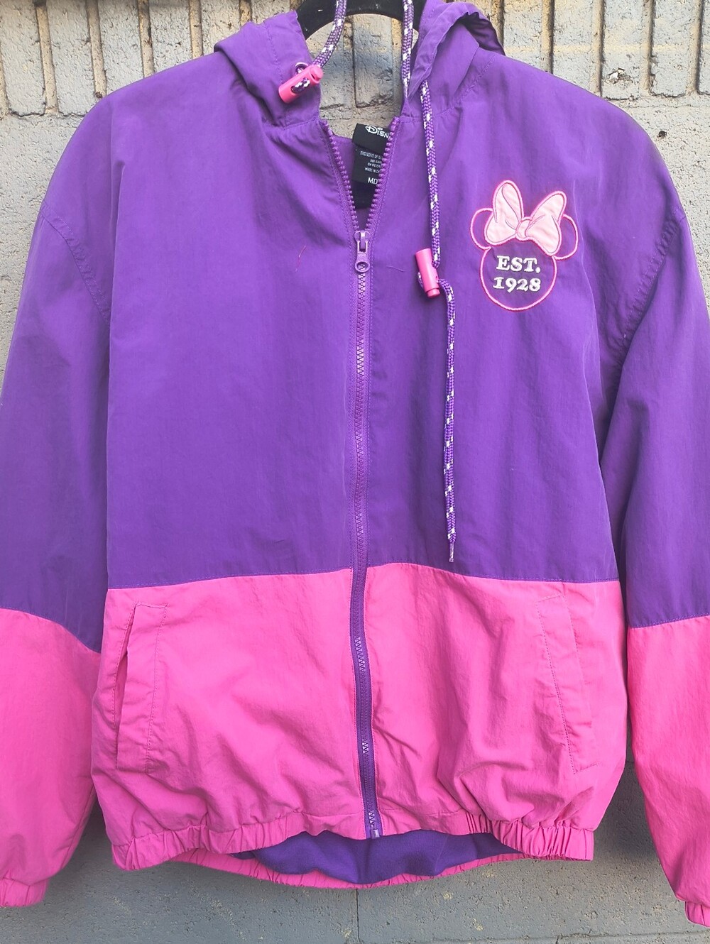 Disney Minnie Mouse Color Block Windbreaker